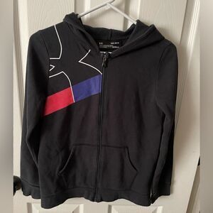 Under Armour black hooded sweatshirt